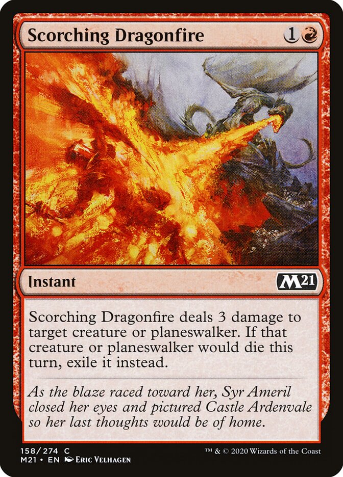 Scorching Dragonfire card front