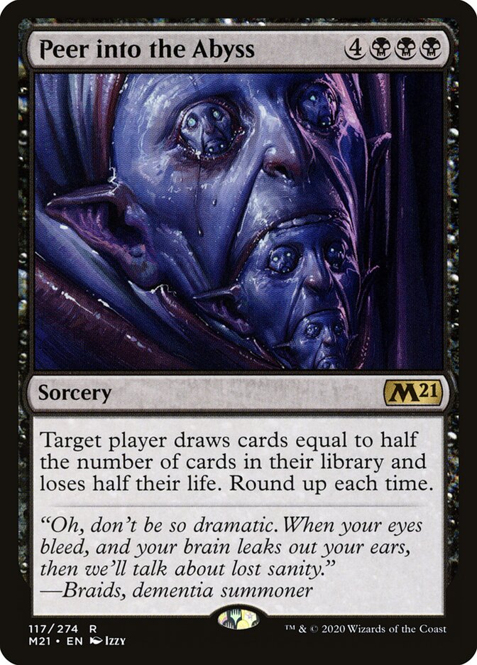 Peer into the Abyss card front