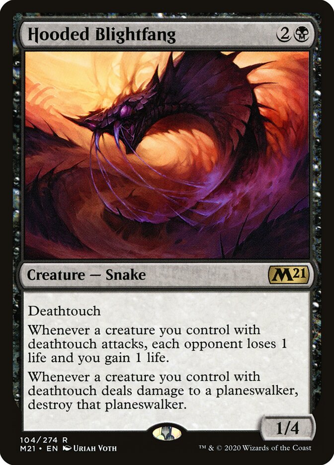 Hooded Blightfang card front