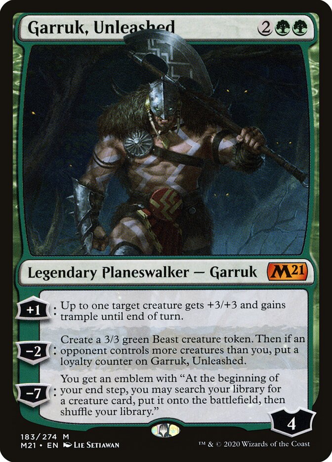 Garruk, Unleashed card front