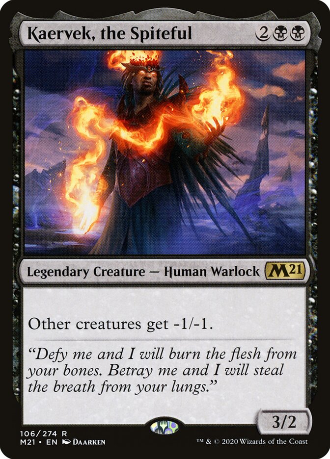 Kaervek, the Spiteful card front