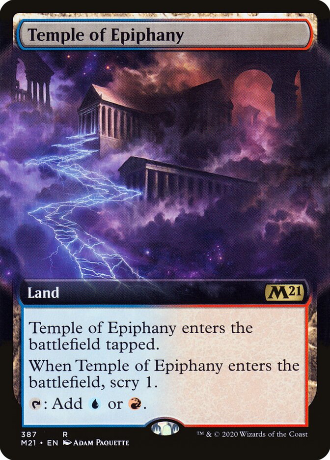 Temple of Epiphany card front