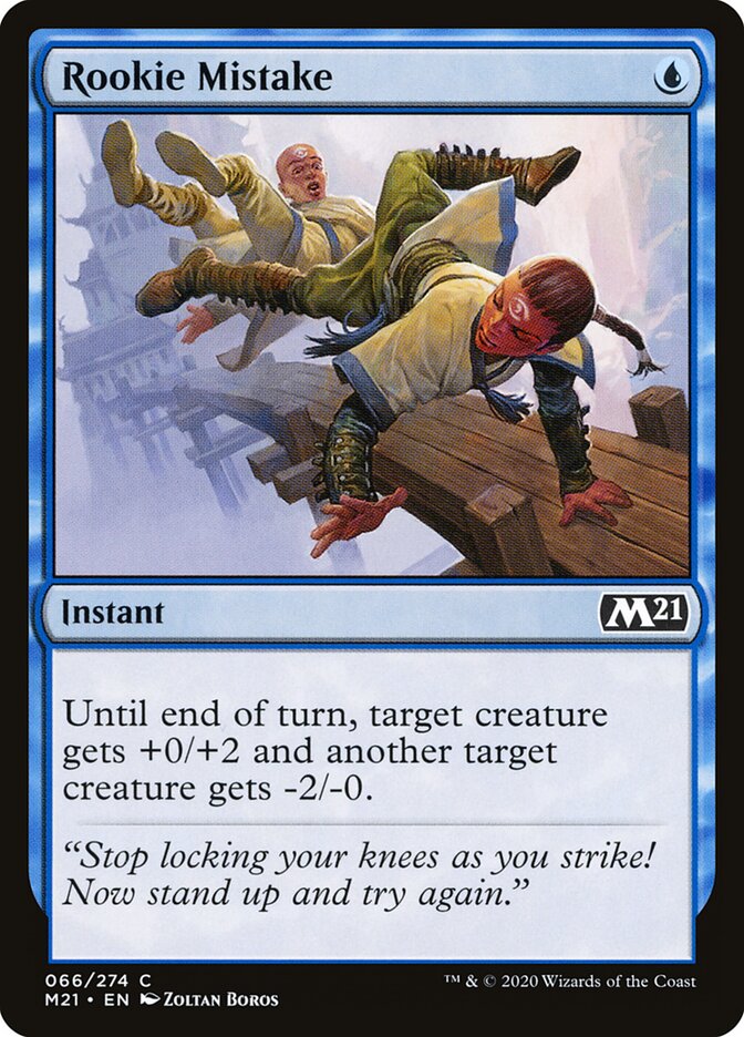 Rookie Mistake card front