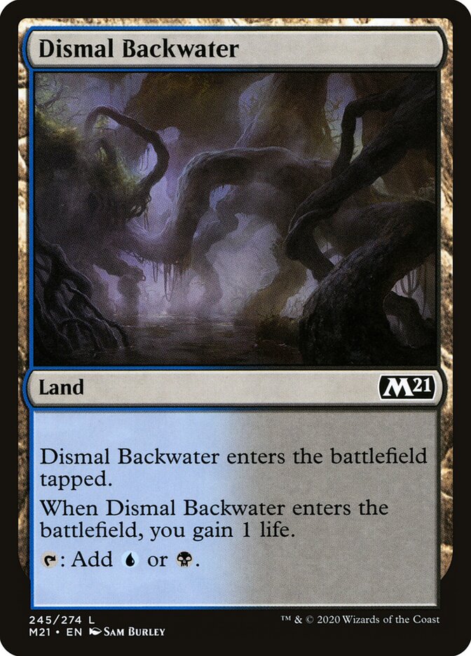 Dismal Backwater card front