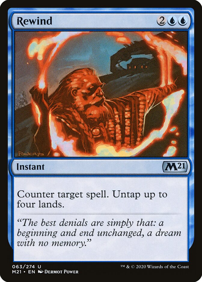 Rewind card front