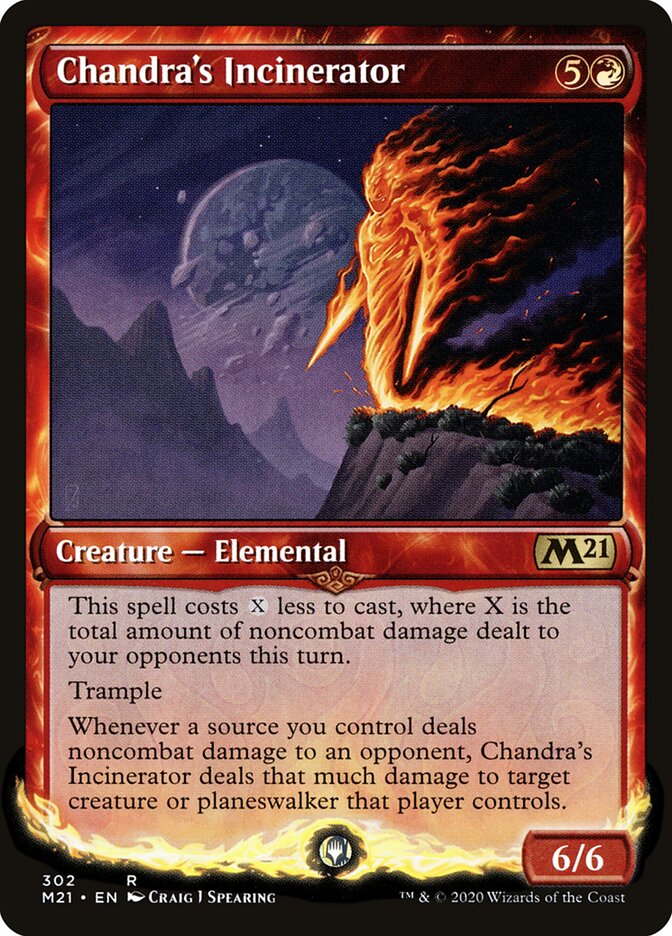 Chandra's Incinerator card front