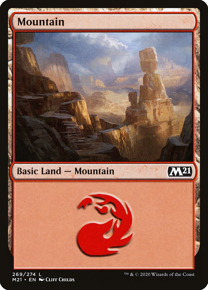 Mountain card front