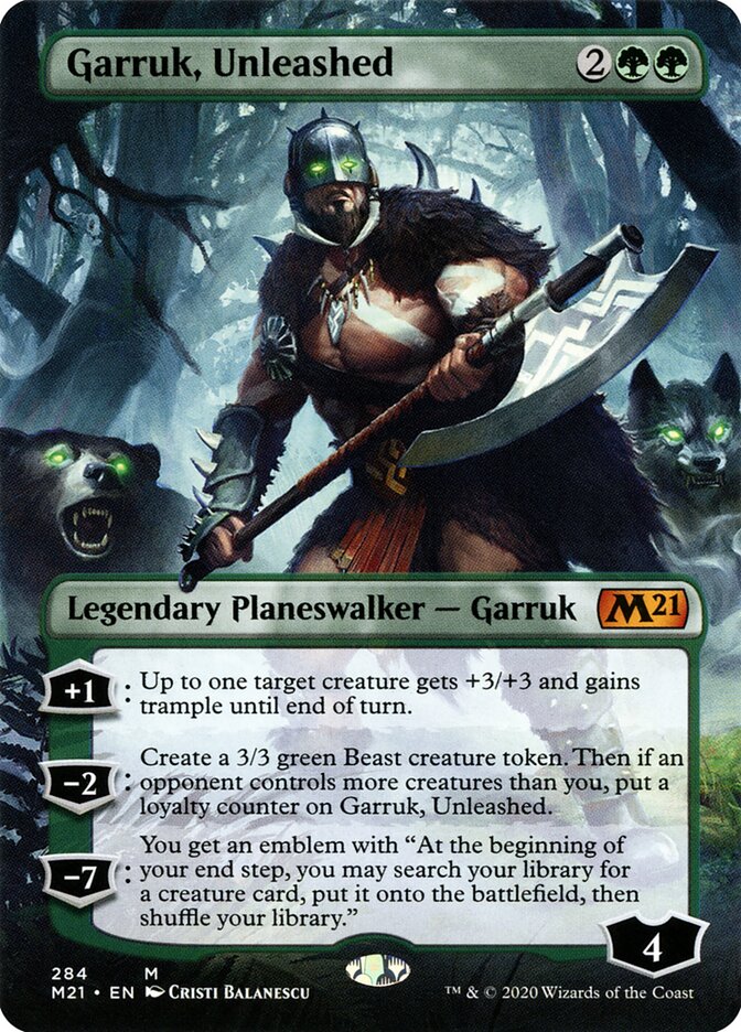 Garruk, Unleashed card front
