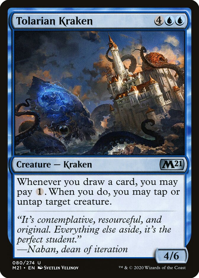 Tolarian Kraken card front