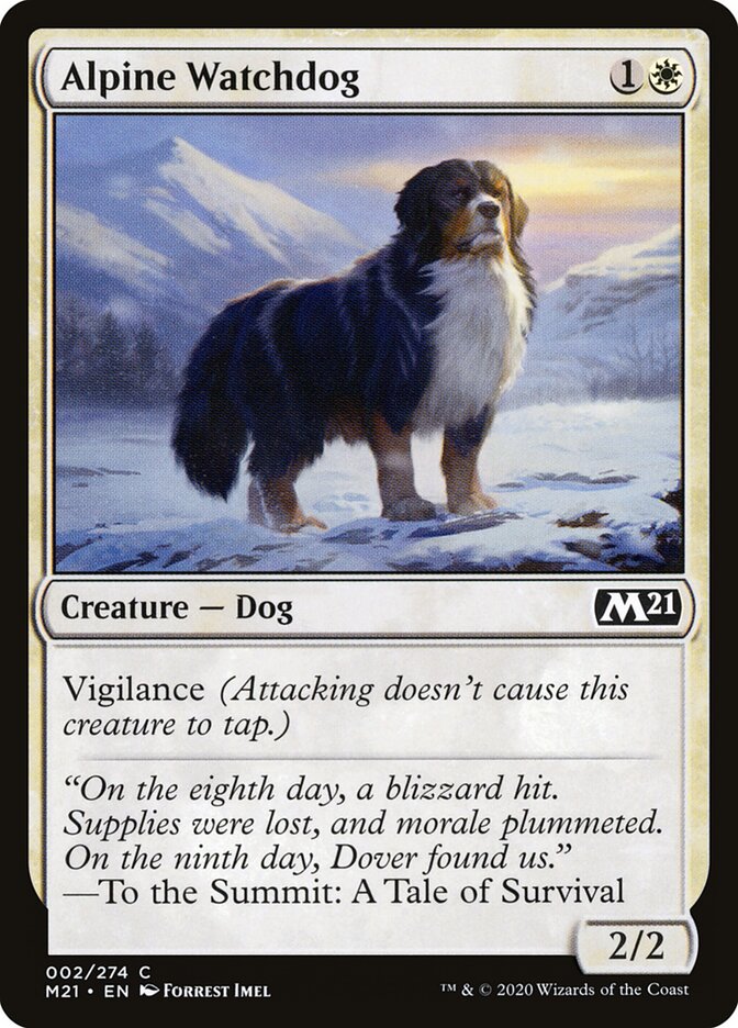Alpine Watchdog card front