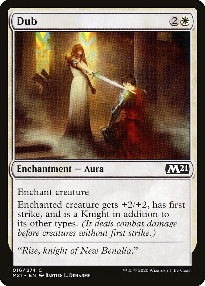 Dub card front