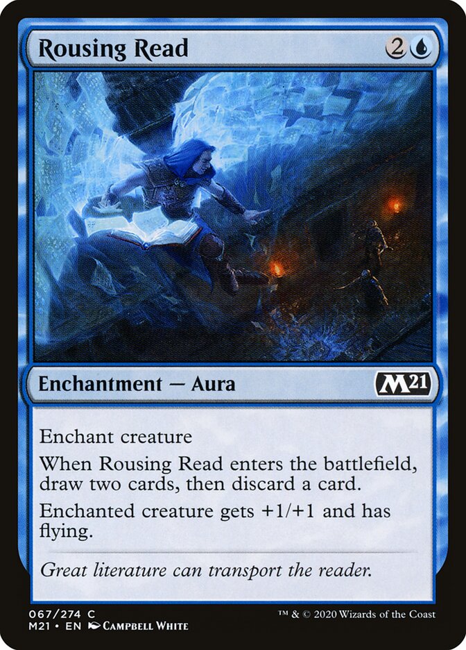 Rousing Read card front