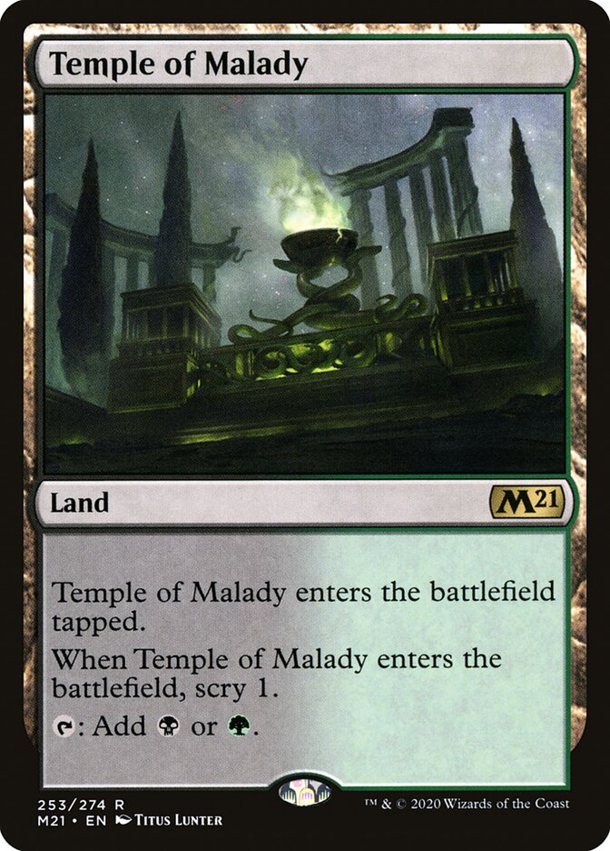 Temple of Malady card front