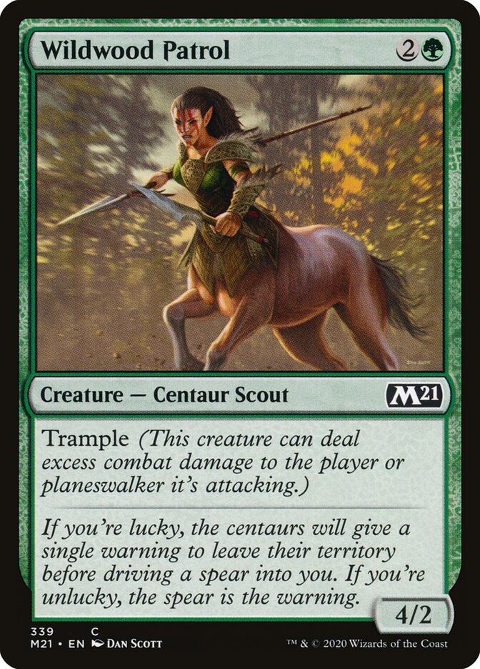 Wildwood Patrol card front