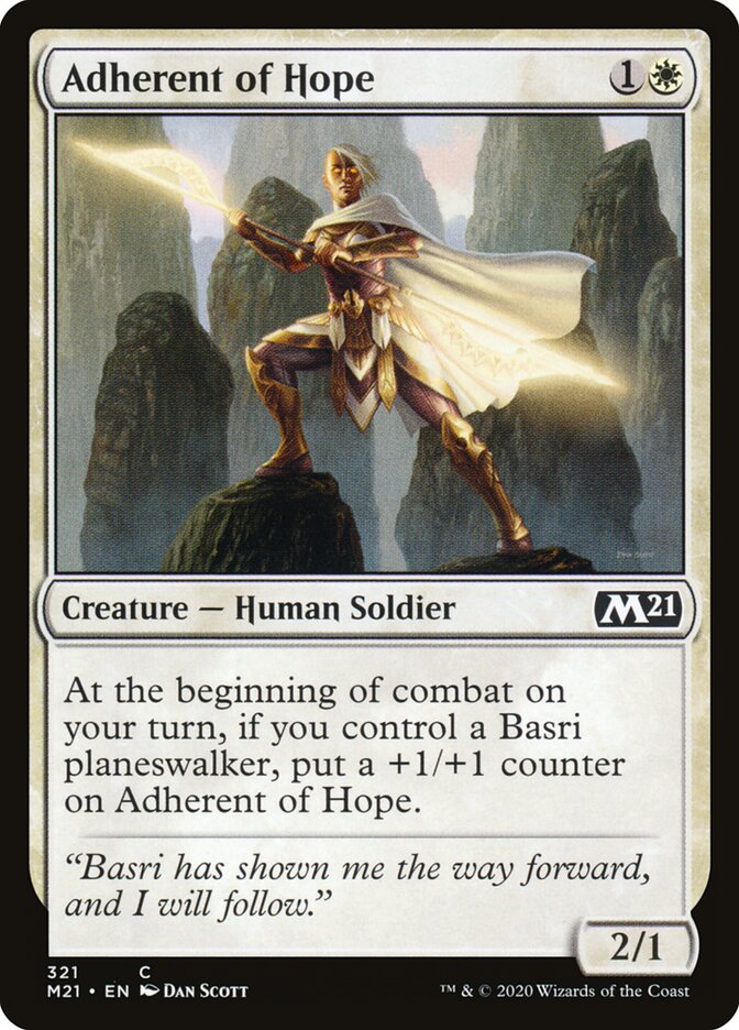 Adherent of Hope card front
