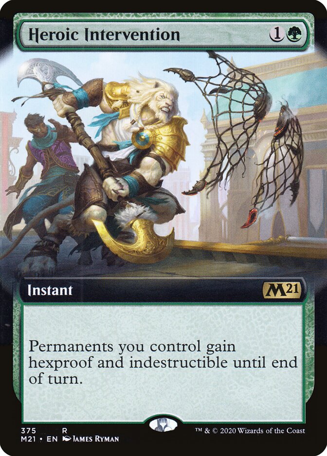 Heroic Intervention card front