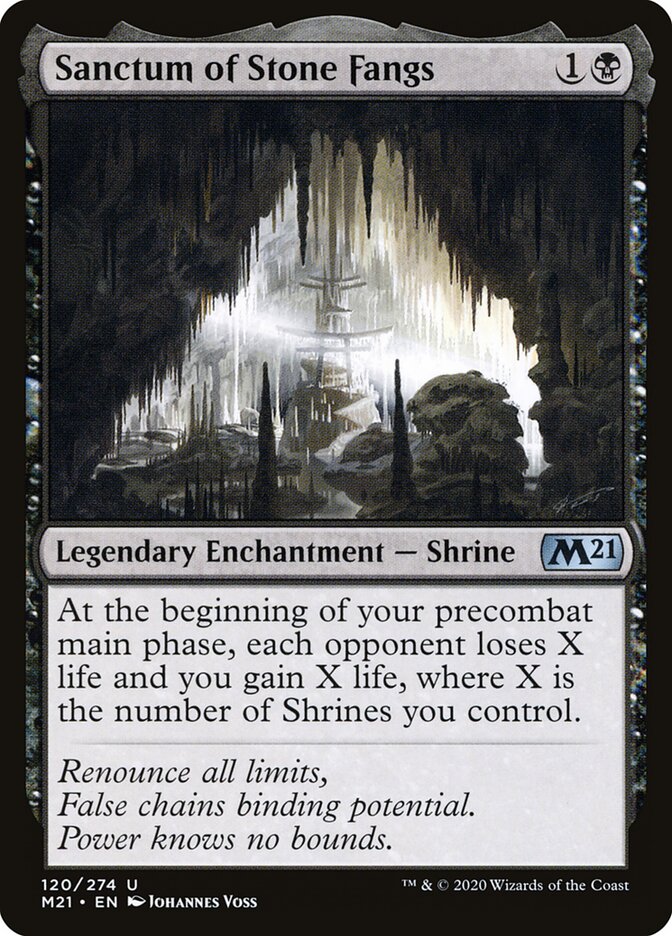 Sanctum of Stone Fangs card front