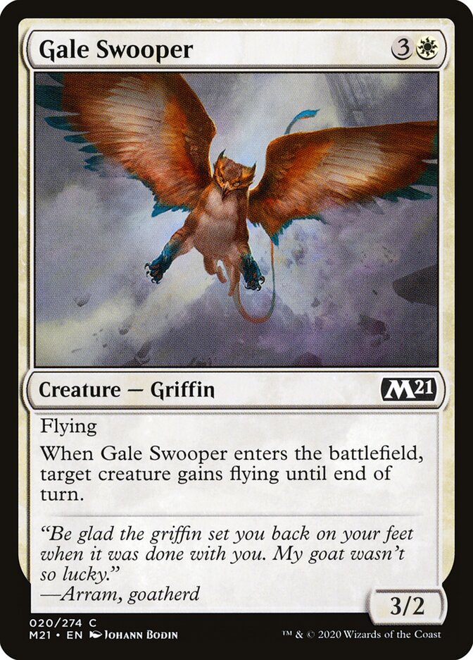 Gale Swooper card front