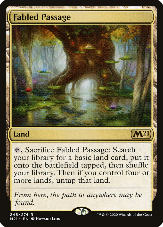 Fabled Passage card front