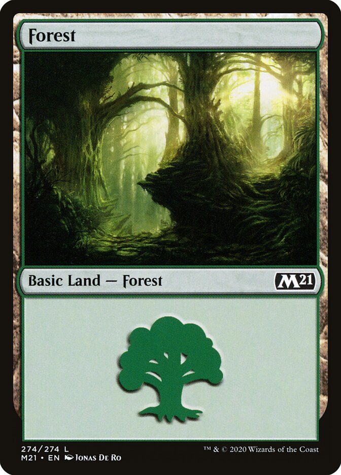 Forest card front
