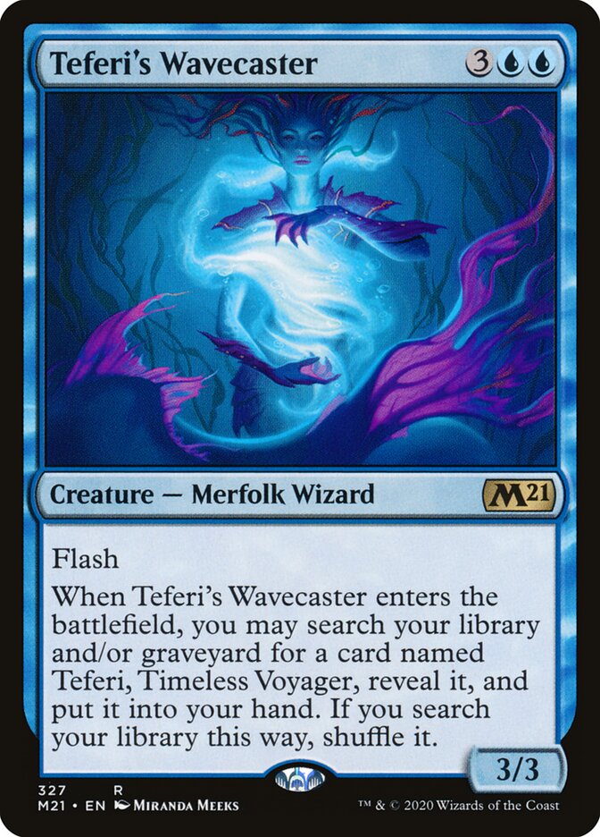 Teferi's Wavecaster card front