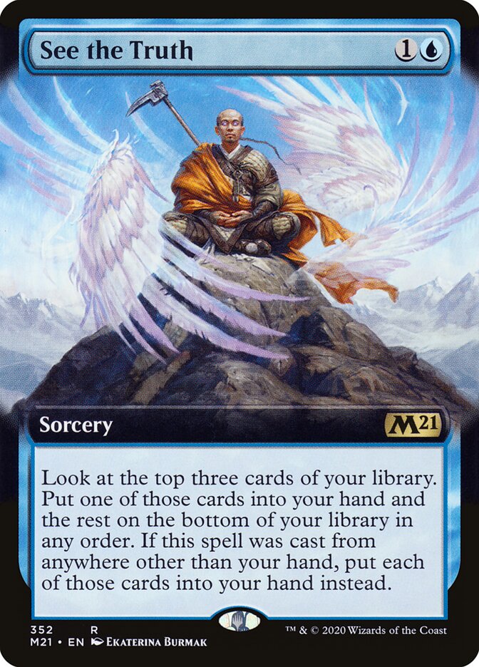 See the Truth card front