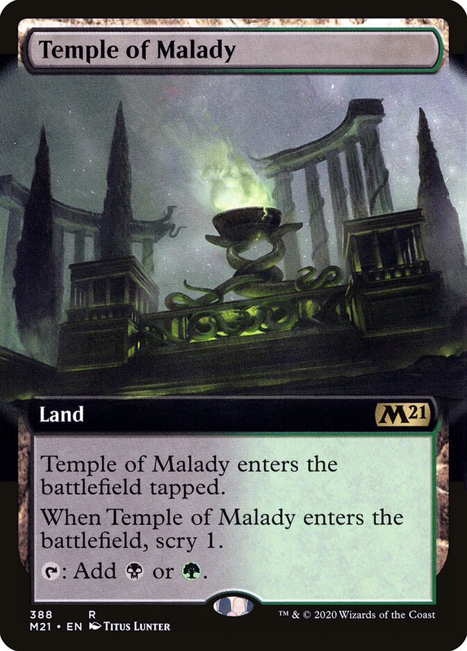 Temple of Malady card front
