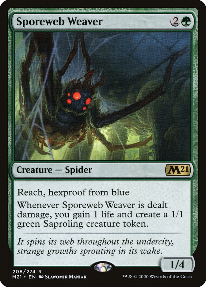 Sporeweb Weaver card front