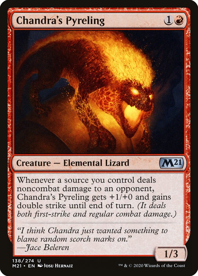 Chandra's Pyreling card front