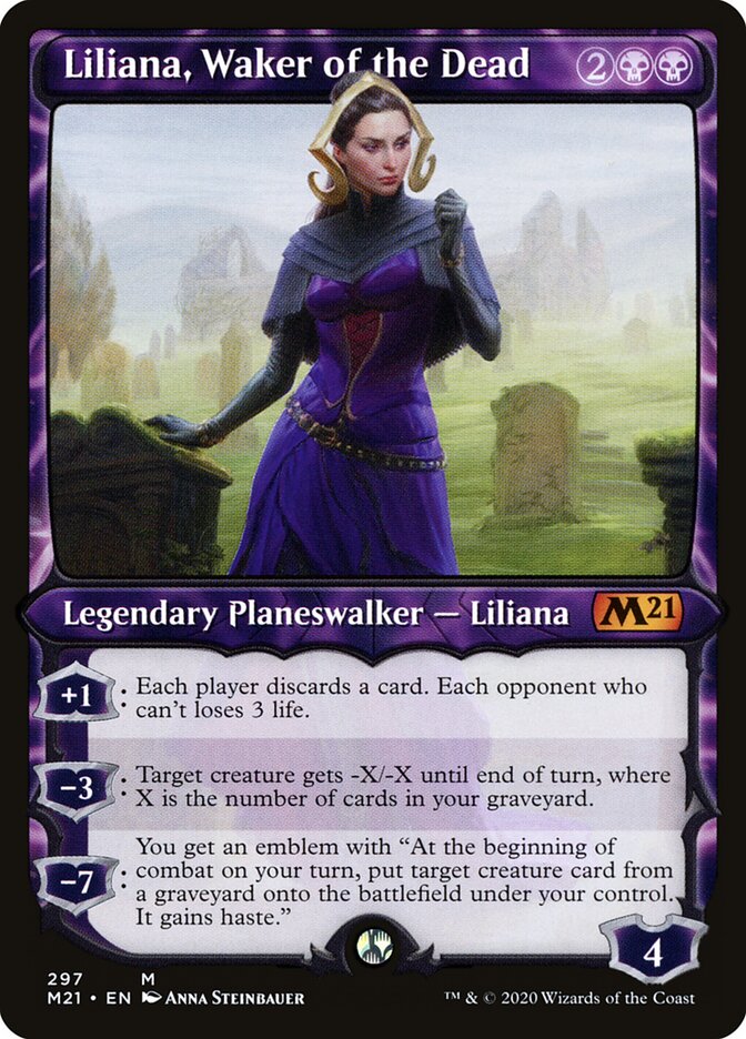 Liliana, Waker of the Dead card front