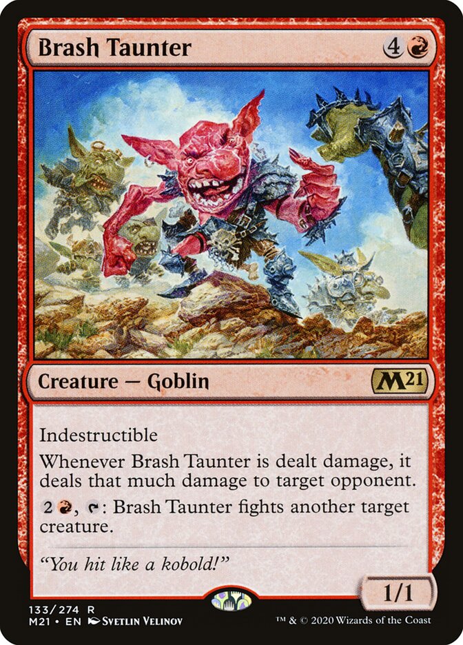 Brash Taunter card front