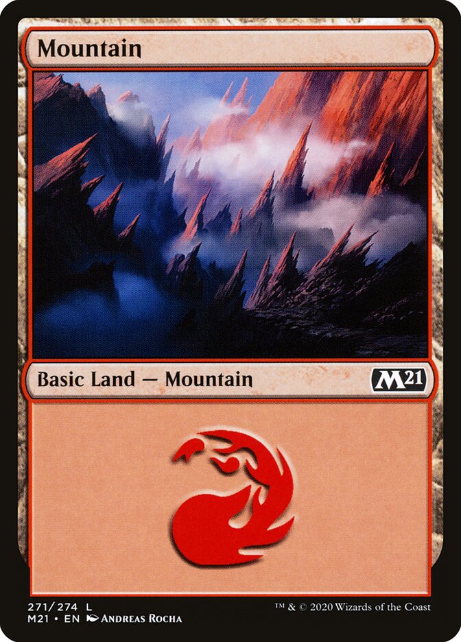 Mountain card front