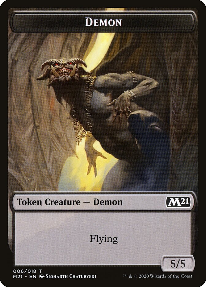 Demon card front