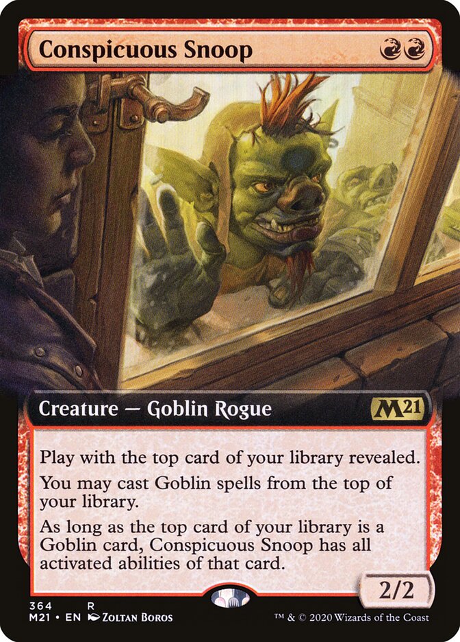 Conspicuous Snoop card front