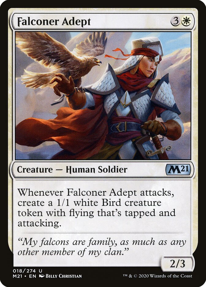 Falconer Adept card front