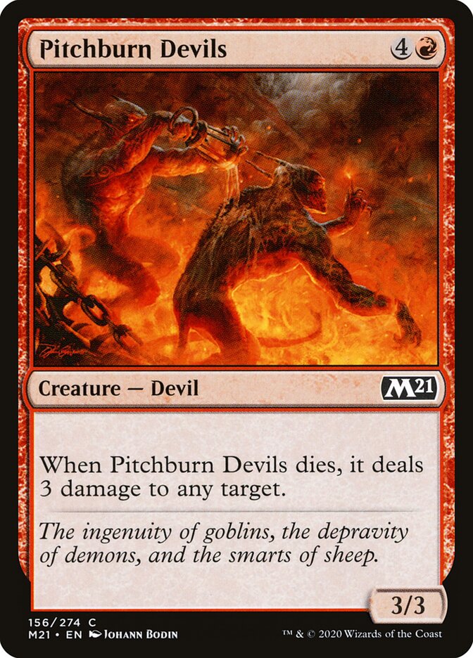 Pitchburn Devils card front