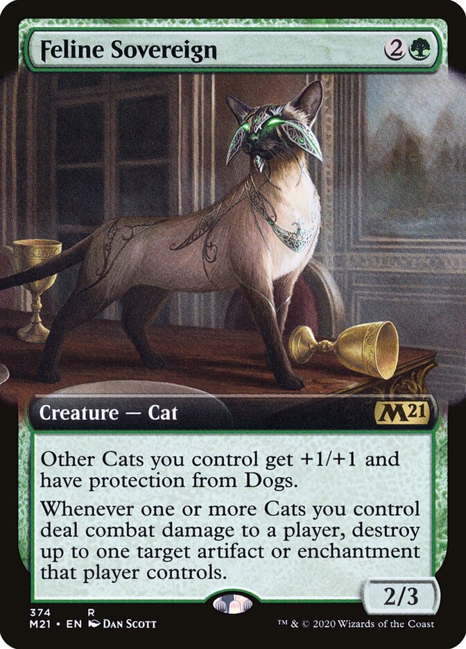 Feline Sovereign card front