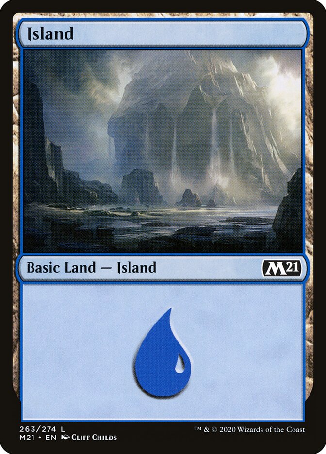 Island card front