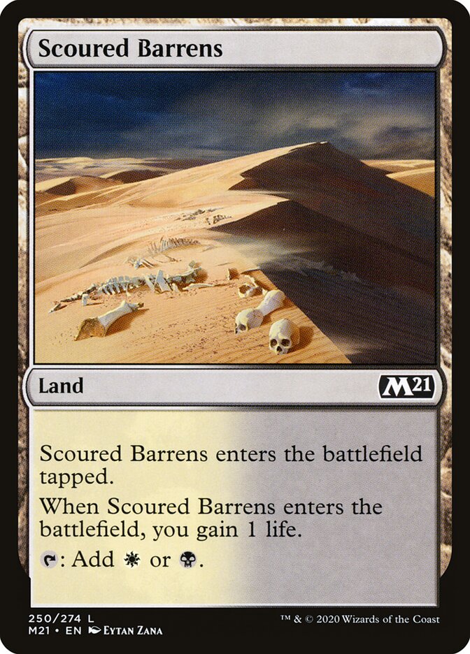 Scoured Barrens card front