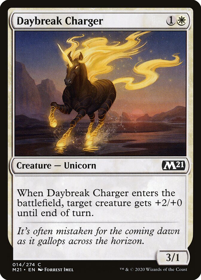 Daybreak Charger card front