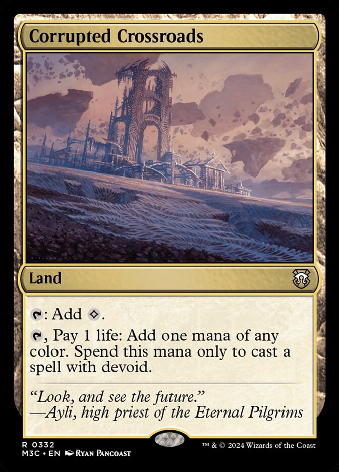 Corrupted Crossroads card front