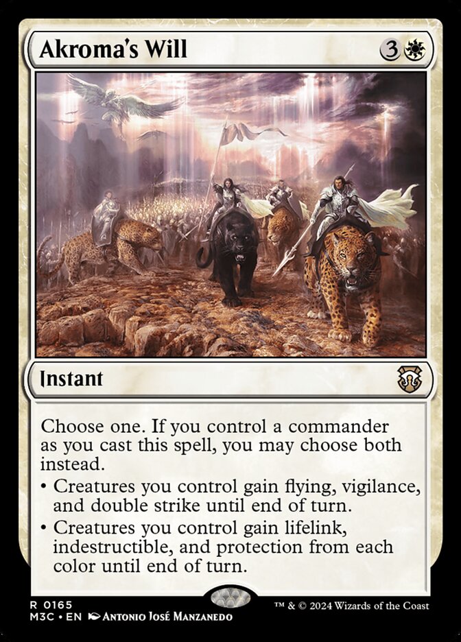 Akroma's Will card front