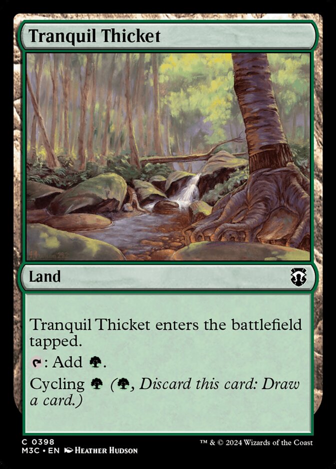 Tranquil Thicket card front