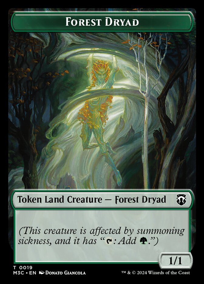 Forest Dryad card front