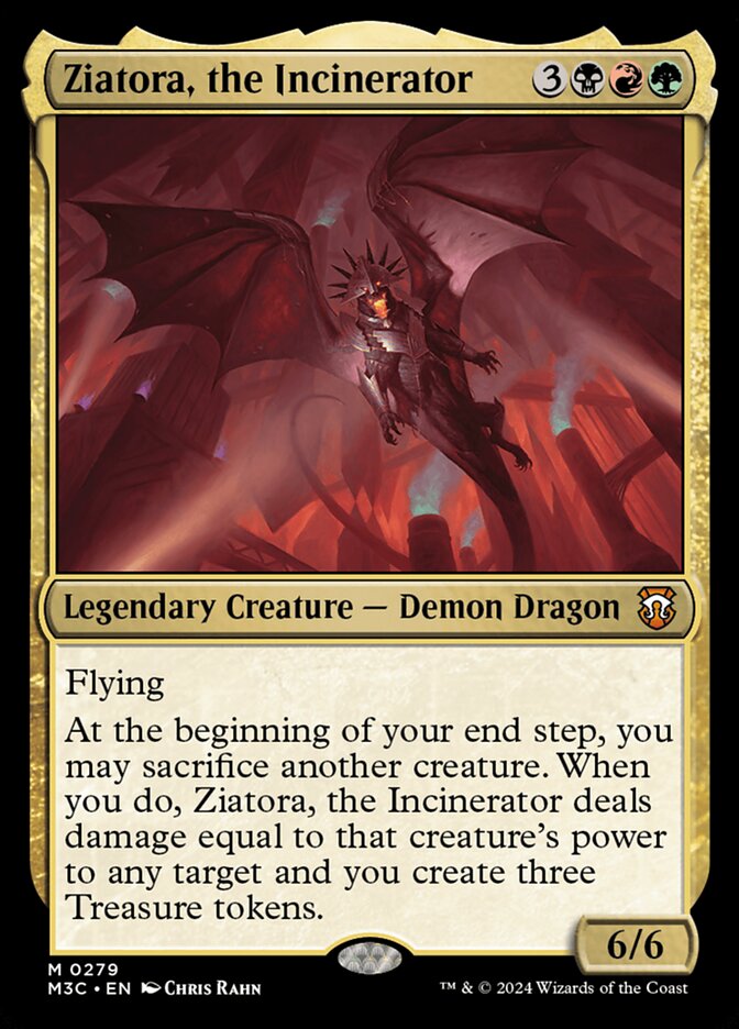 Ziatora, the Incinerator card front