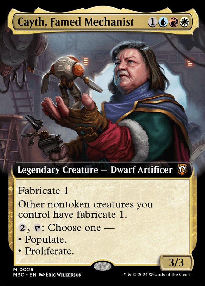 Cayth, Famed Mechanist card front