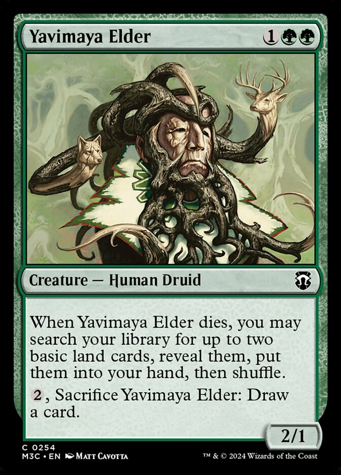 Yavimaya Elder card front