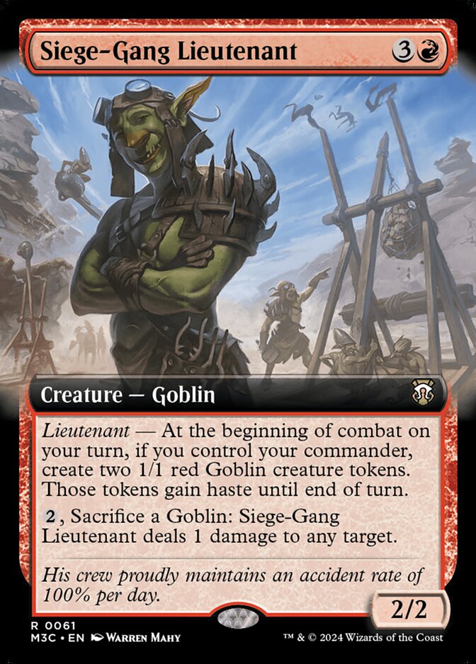 Siege-Gang Lieutenant card front