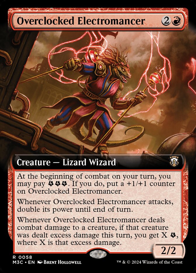 Overclocked Electromancer card front