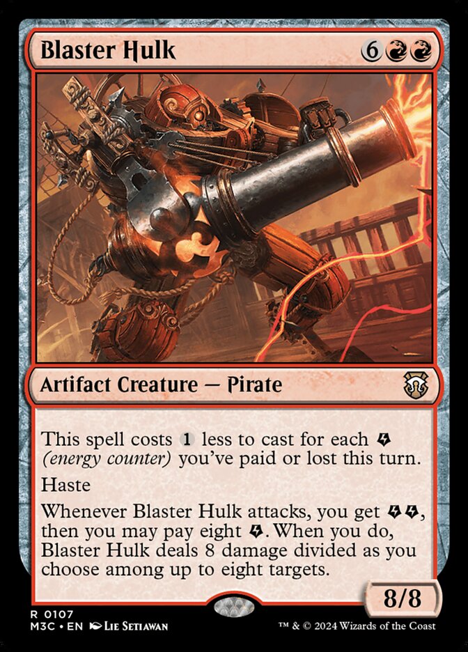 Blaster Hulk card front